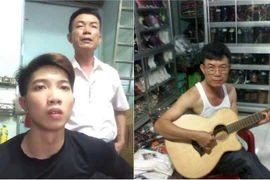 Con đàn cho bố hát cổ vũ mẹ nấu cơm ngon 