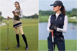 Gia nhập dàn hot girl chơi golf, Á hậu Huyền My khiến fan chết mê