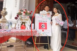 Đám cưới thời công nghệ, quét mã QR chuyển tiền mừng cưới