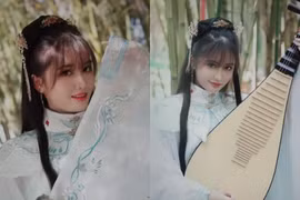 Vừa được báo Trung tung hô, TikToker Khánh Huyền hóa "mỹ nhân cổ trang"