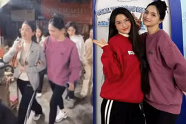 Vợ Quang Hải lọt "cam thường" khi dạo phố cùng Hương Giang Idol