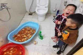 Tắm cho cá chép Táo quân, gia đình nhận cái kết “đắng“