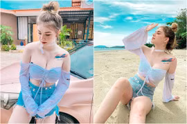 "Thiên thần tắm suối Thái Lan" gây sốt với ảnh siêu nóng bỏng