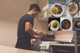 Đẹp trai, nấu ăn giỏi, chàng du học sinh hớp hồn chị em