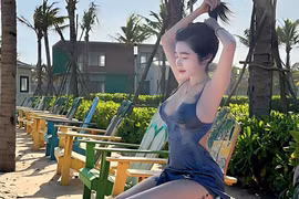 Hot mom lai Việt - Trung và loạt ảnh khoe da thịt trắng nõn