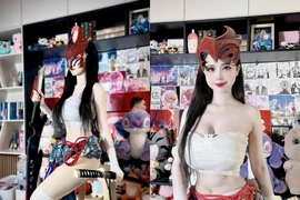 Gái xinh khoe màn cosplay Yone siêu đầy đặn, hậu trường gây chú ý