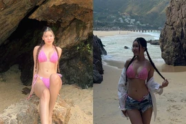 Người yêu Đặng Văn Lâm diện bikini thả dáng làm netizen xiêu lòng