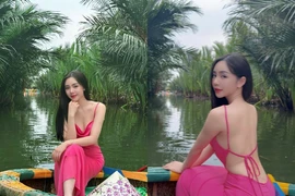 Chuộng váy trễ nải, Quỳnh Kool để lộ vòng một quyến rũ