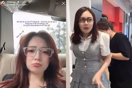 Nữ MC “chân ngắn nhất VTV” gặp sự cố với chiếc váy "phản chủ"