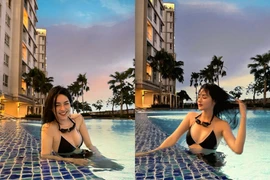 "Hot girl thẩm mỹ" Nam Định hiếm hoi khoe ảnh bikini cực nét