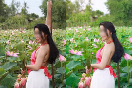 Lại thêm ảnh chụp sen khiến CĐM “lác mắt“: Đỉnh cao biến "vịt bầu" thành "thiên nga"