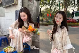 Thưởng thức Hà Nội theo cách riêng, hot girl Gen Z có triệu views