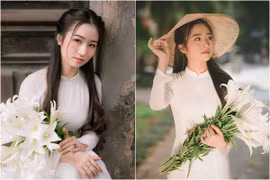 Đẹp mộc mạc bên hoa loa kèn, nữ sinh Bách Khoa được khen hết lời