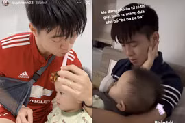 Mê con như Duy Mạnh ra đường thì "gắt", về nhà dịu dàng