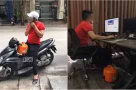 Thanh niên bị lên án vì mang nồi cơm lên công ty để “xài điện chùa”
