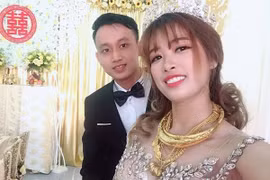 Cô dâu oằn mình, đeo vàng "gãy cổ, gãy tay" gây nhốn nháo CĐM