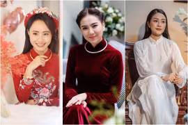 Diện áo dài trong lễ ăn hỏi, dàn MC VTV đẹp xao xuyến