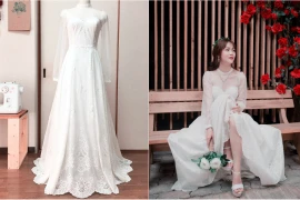 Xôn xao chiếc áo cưới của cô dâu Việt tại Nhật khiến dân tình "phục sát đất"