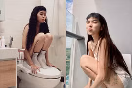 Đăng ảnh trong nhà tắm, Đỗ Khánh Vân làm netizen dụi mắt liên tục