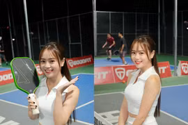 Nữ streamer Mai Linh Zuto gia nhập đường đua khoe dáng sân Pickleball