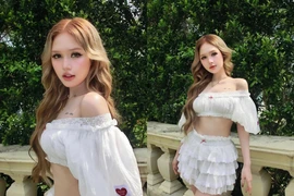 Hot girl Instagram Xoài Non khoe eo thon, vai trần quyến rũ