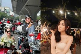 Cựu tiếp viên hàng không được rước dâu bằng dàn moto giờ ra sao?