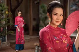 Khoe ảnh Tết, vợ Phan Thành lộ thần thái chuẩn dâu nhà hào môn