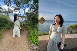 Đi du lịch nhờ bạn chụp ảnh, cô gái không thể nhận ra mình