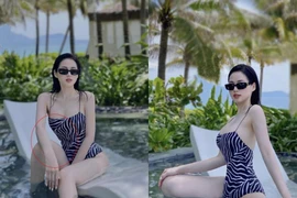Khoe ảnh bikini, Tâm Tít bị netizen soi chỉnh ảnh "ảo lòi"