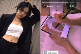 Linh Ngọc Đàm gây sốt khi trổ tài thiết kế thời trang cực đỉnh