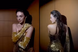 Vợ tây của Bùi Tiến Dũng khoe vai trần cực đỉnh khi đi diễn