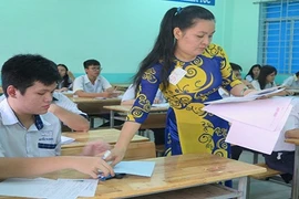 Ảnh: Ngày thi đầu tiên tuyển sinh lớp 10 tại TP HCM