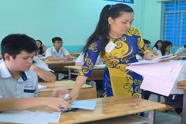 Ảnh: Ngày thi đầu tiên tuyển sinh lớp 10 tại TP HCM