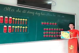 Các cô giáo Quảng Trị gây sốt với đồ dùng dạy học độc