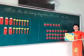 Các cô giáo Quảng Trị gây sốt với đồ dùng dạy học độc