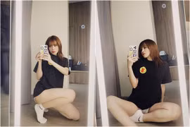 Ngồi "vô duyên" với mốt giấu quần, bạn gái Sơn Tùng M-TP gây xôn xao