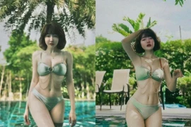 Cựu "hot girl ngực khủng" Elly Trần bị soi ảnh "bẻ cong" vạn vật