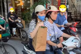 Chị em "công chúa béo" Quỳnh Anh lọt vào camera “team qua đường” ra sao?