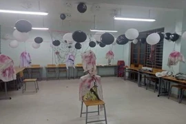 Dân mạng phát ghê với lớp học kinh dị mùa Halloween 