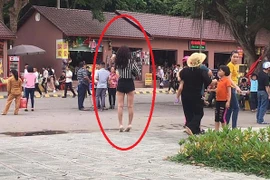 Chướng mắt với kiểu "ăn mặc" của nhiều bạn trẻ khi trẩy hội Đền Hùng