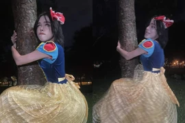 Cosplay Bạch Tuyết "ngã cây", Trần Đức Bo khiến netizen nóng mắt