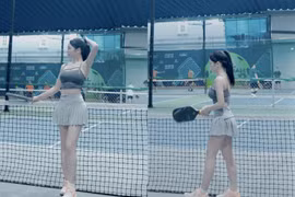Hot girl Pickleball mới nổi đánh gục trái tim bao người