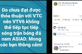 VTC thẳng tay cắt sóng Asiad 2018 “cho” VTV, dân mạng nói gì?
