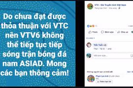 VTC thẳng tay cắt sóng Asiad 2018 “cho” VTV, dân mạng nói gì?