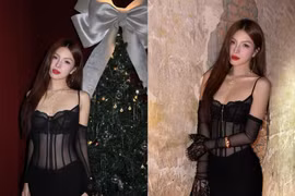 Chào tuổi mới, nàng WAGs Thụy Hân lên đồ cực "chặt chém"