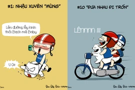 Bộ ảnh các thể loại đón Tết nguyên đán của giới trẻ