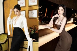 Về Việt Nam, con dâu tỷ phú Hoàng Kiều chăm khoe đường cong mướt mắt