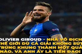 Ảnh chế tiền đạo ĐT Pháp vô địch World Cup dù không sút trúng đích