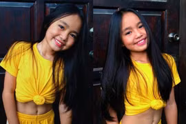 Bé gái 10 tuổi gây sốt với thân hình phổng phao như thiếu nữ