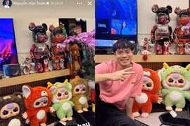 "Chủ tịch" Văn Toàn đập hộp 4 "bé ba" 1000% khiến netizen trầm trồ